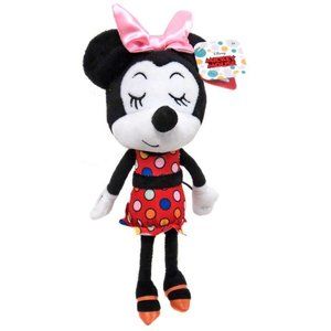 Disney Summer Minnie Mouse Plush  Closed Eyes